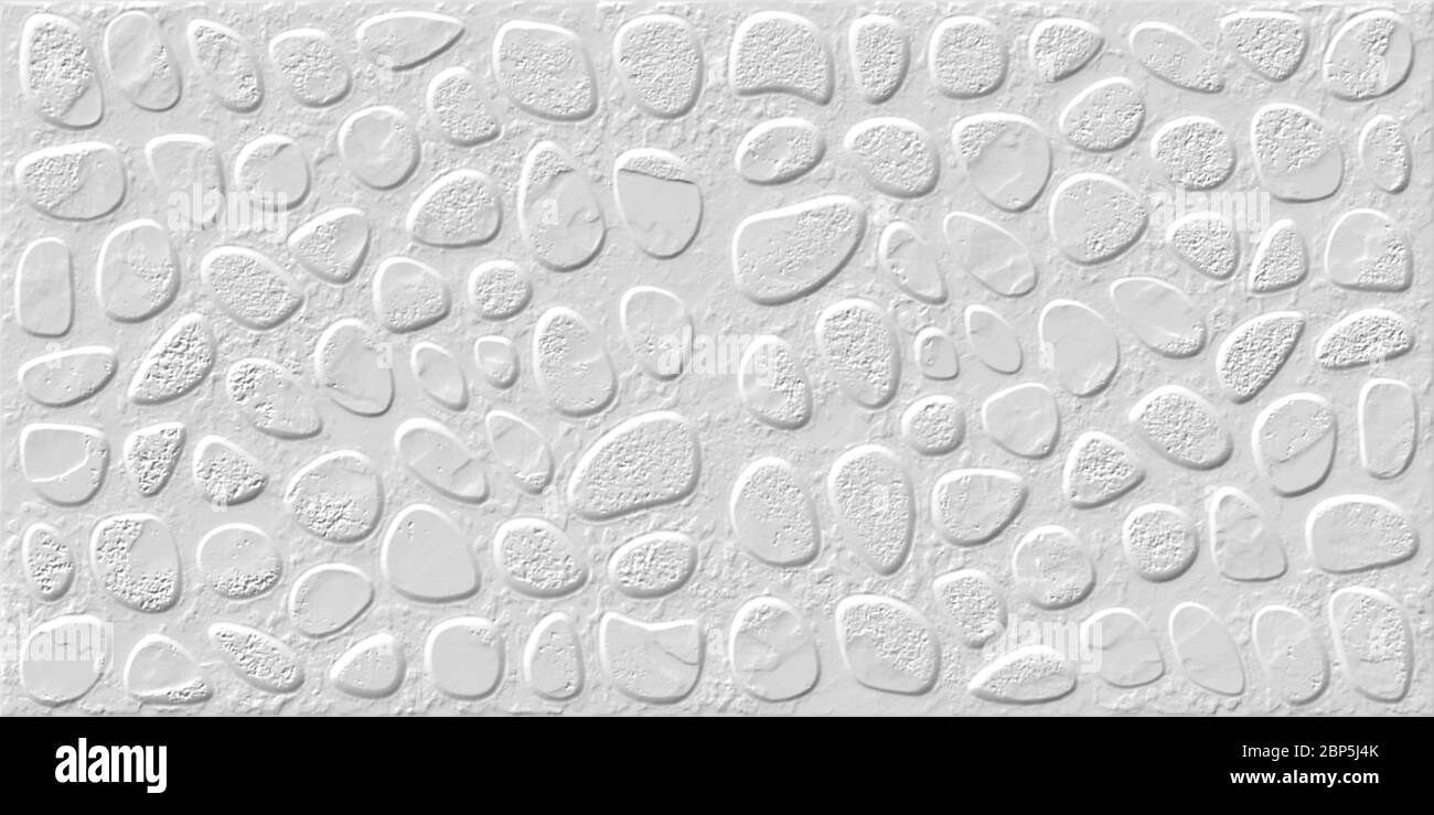 Texture geometrica bianca senza cuciture. Stile carta Origami. Sfondo di rendering 3D. Foto Stock