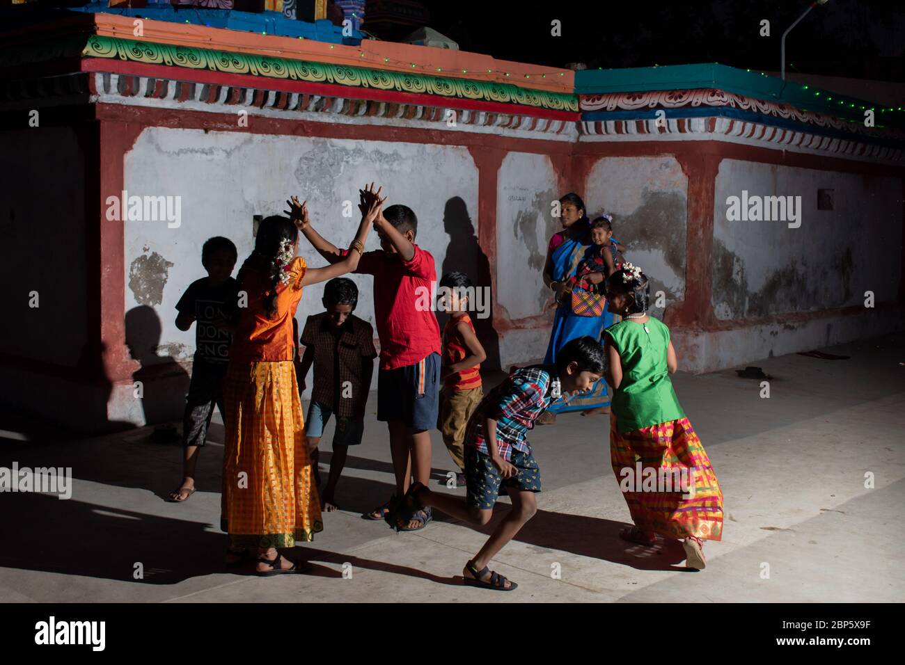 Tamilnadu, giochi di villaggio regionale Foto Stock