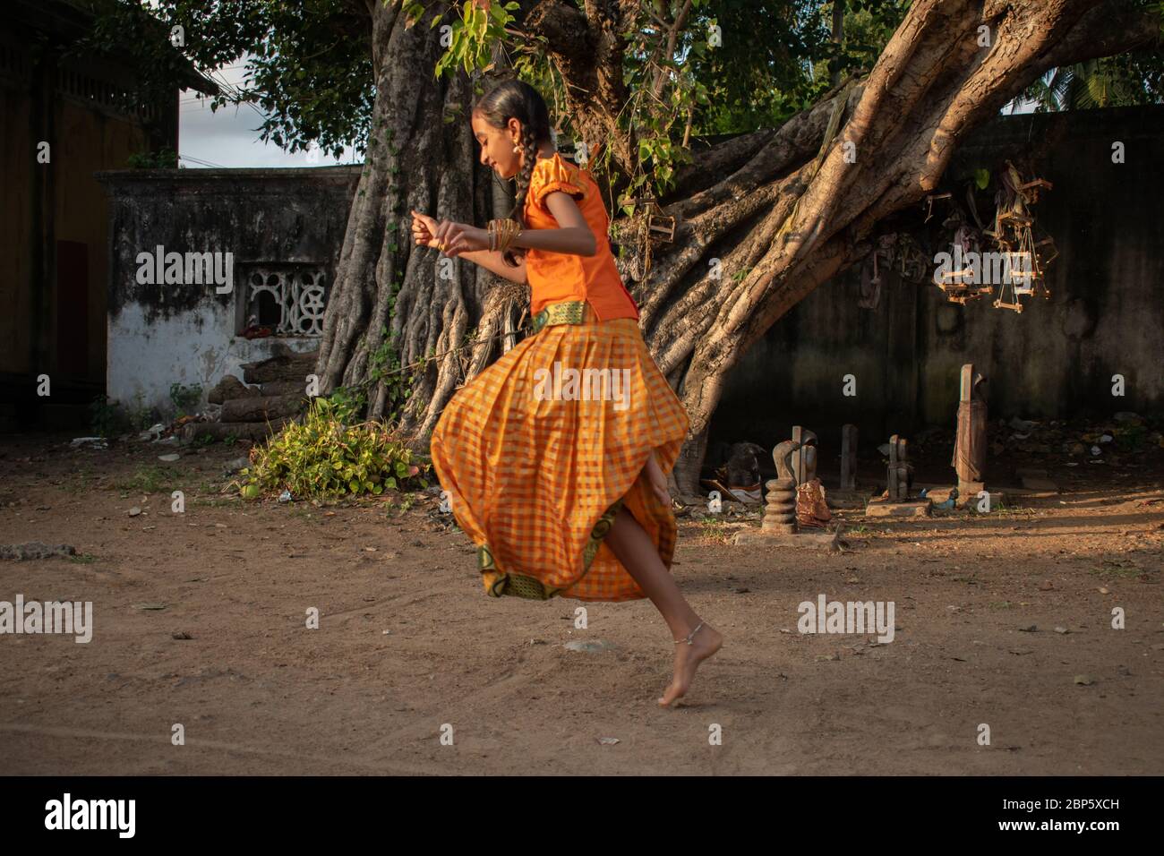 Tamilnadu, giochi di villaggio regionale Foto Stock