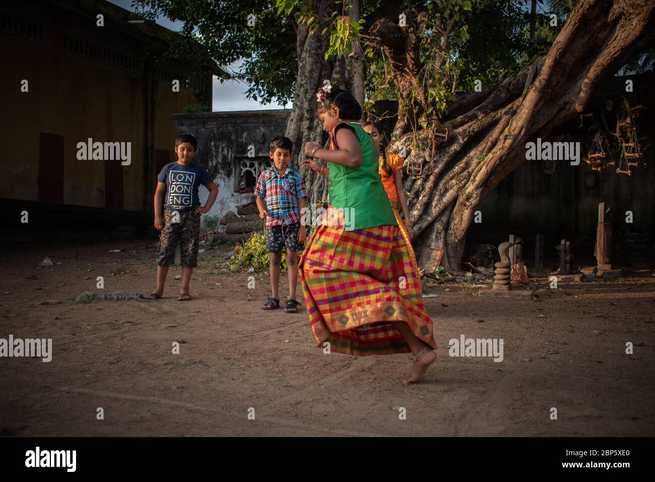 Tamilnadu, giochi di villaggio regionale Foto Stock