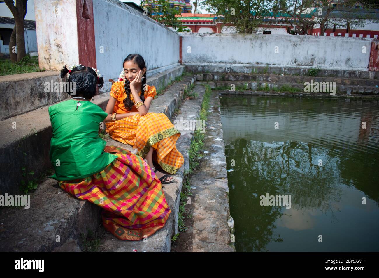 Tamilnadu, giochi di villaggio regionale Foto Stock