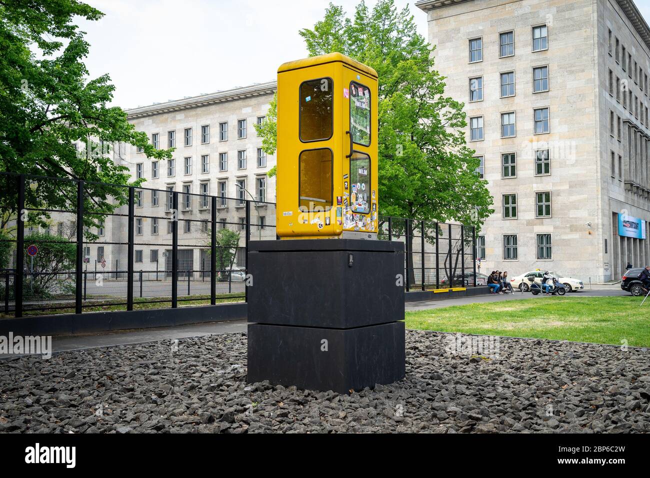 Berlino - Maggio 01, 2019: Berlino Phone Booth Memorial Park. Foto Stock