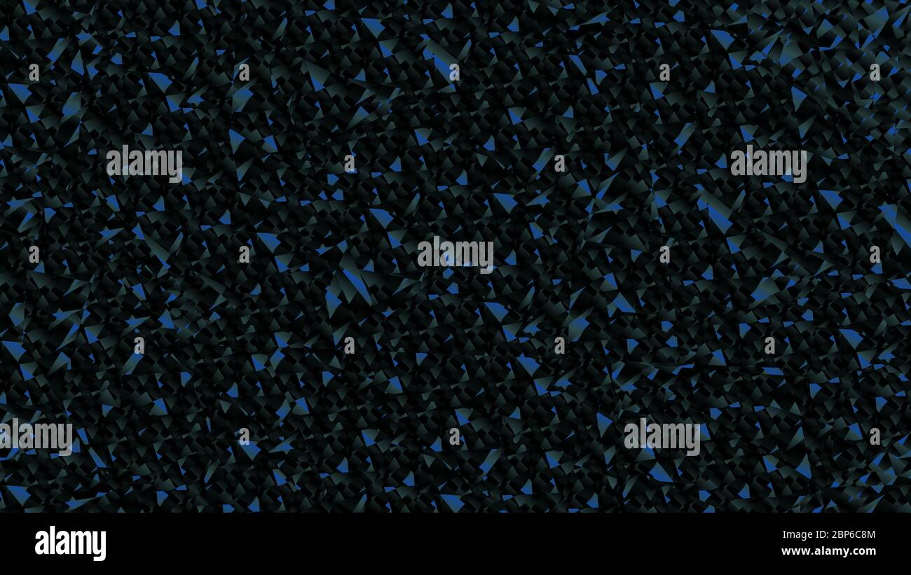 Splendido sfondo astratto con triangoli e poligoni di colore scuro Foto Stock