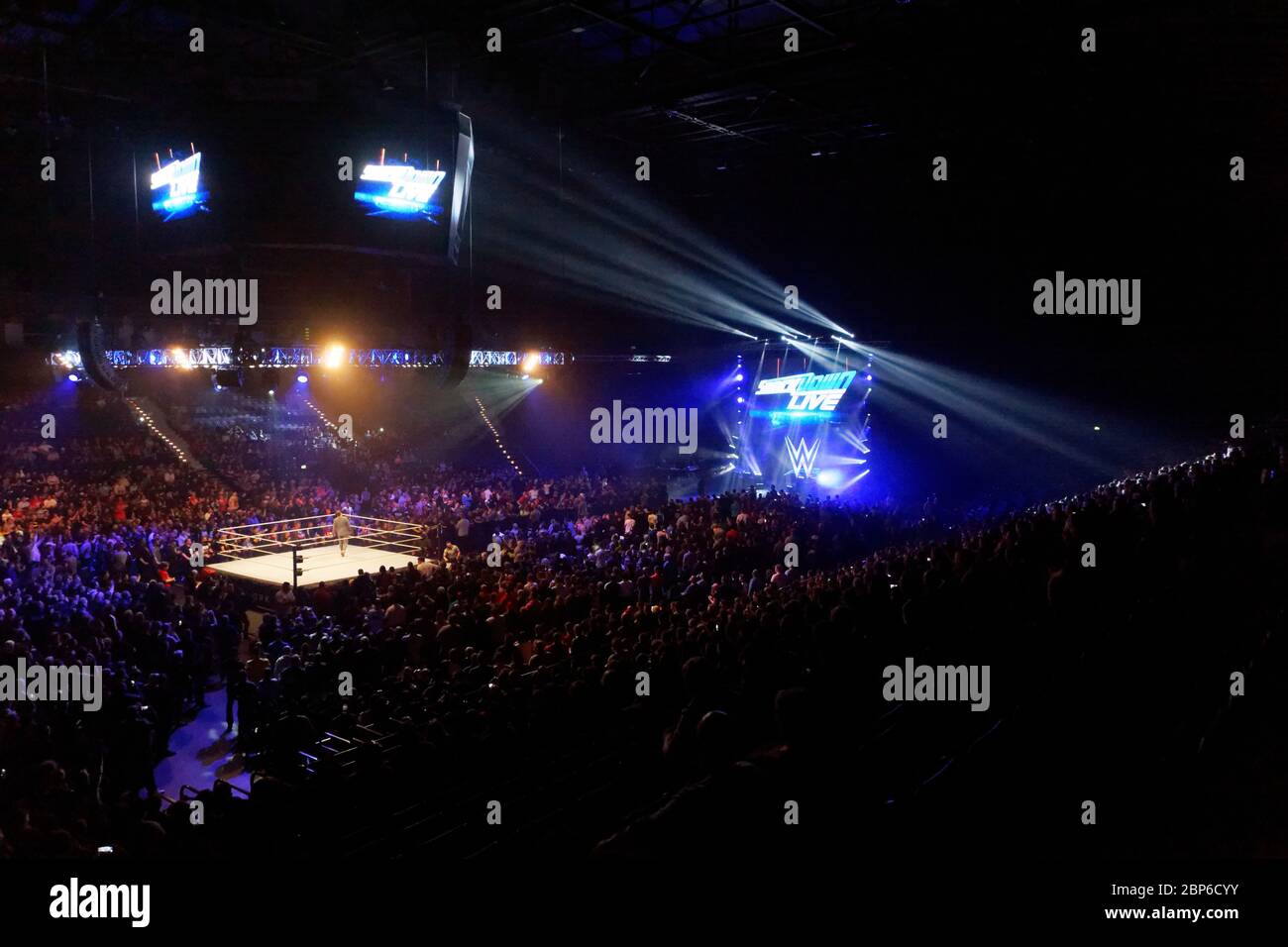 Il WWE Live Event 'SmackDown Live' ad Amburgo Foto Stock
