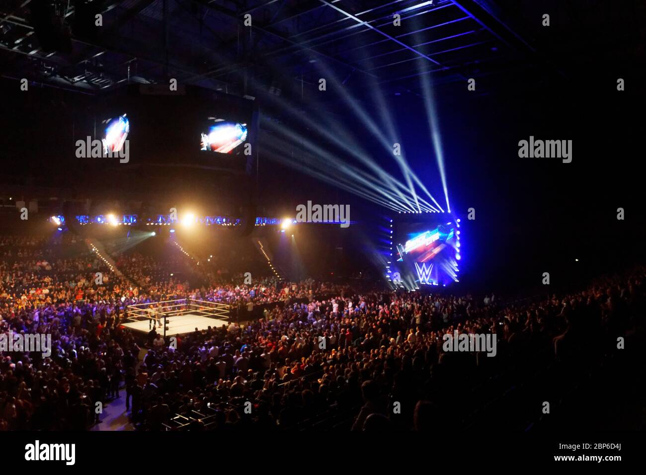 Il WWE Live Event 'SmackDown Live' ad Amburgo Foto Stock