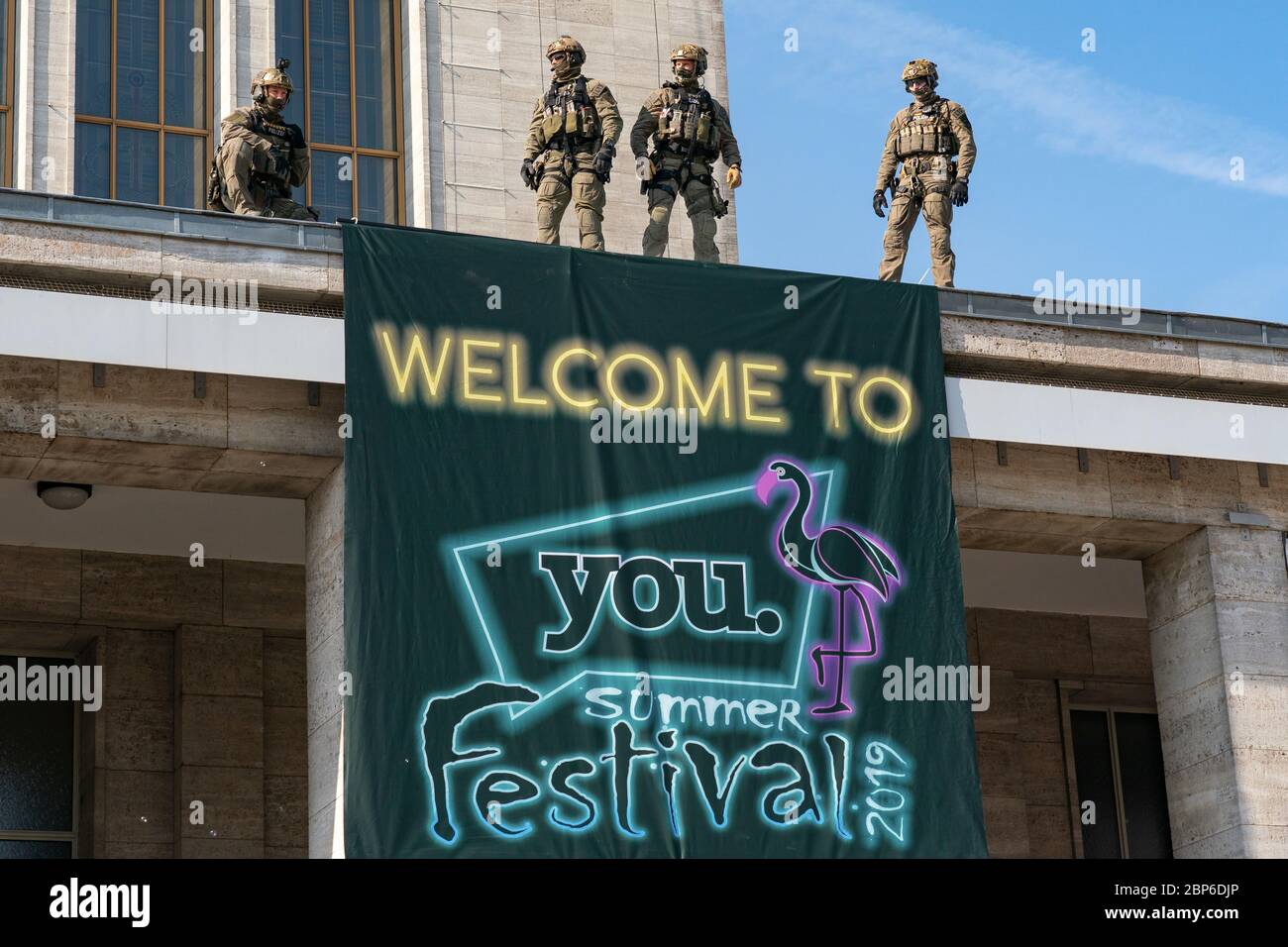 Oggi venerdì 24 maggio 2019, il FESTIVAL 2019 della TUA Estate avrà inizio con una straordinaria apertura. Foto Stock