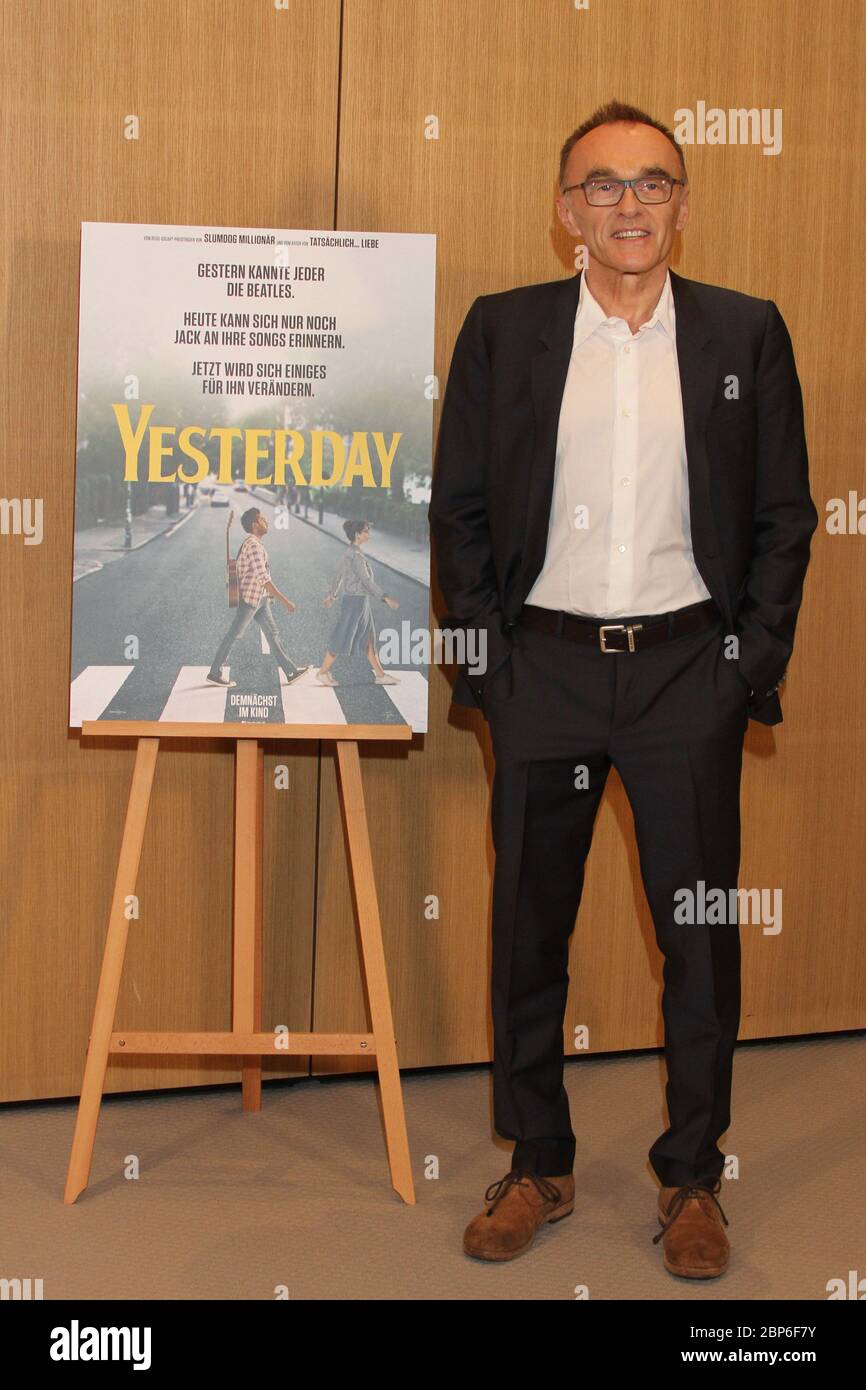 Danny Boyle,presentazione del film ieri dal regista, il Fontenay Hamburg,03.06.2019 Foto Stock