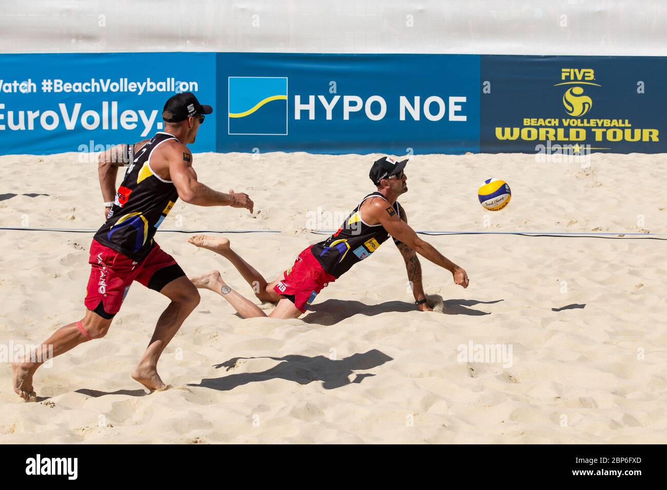 Beachvolley - Tour Mondiale BADEN APERTO Foto Stock