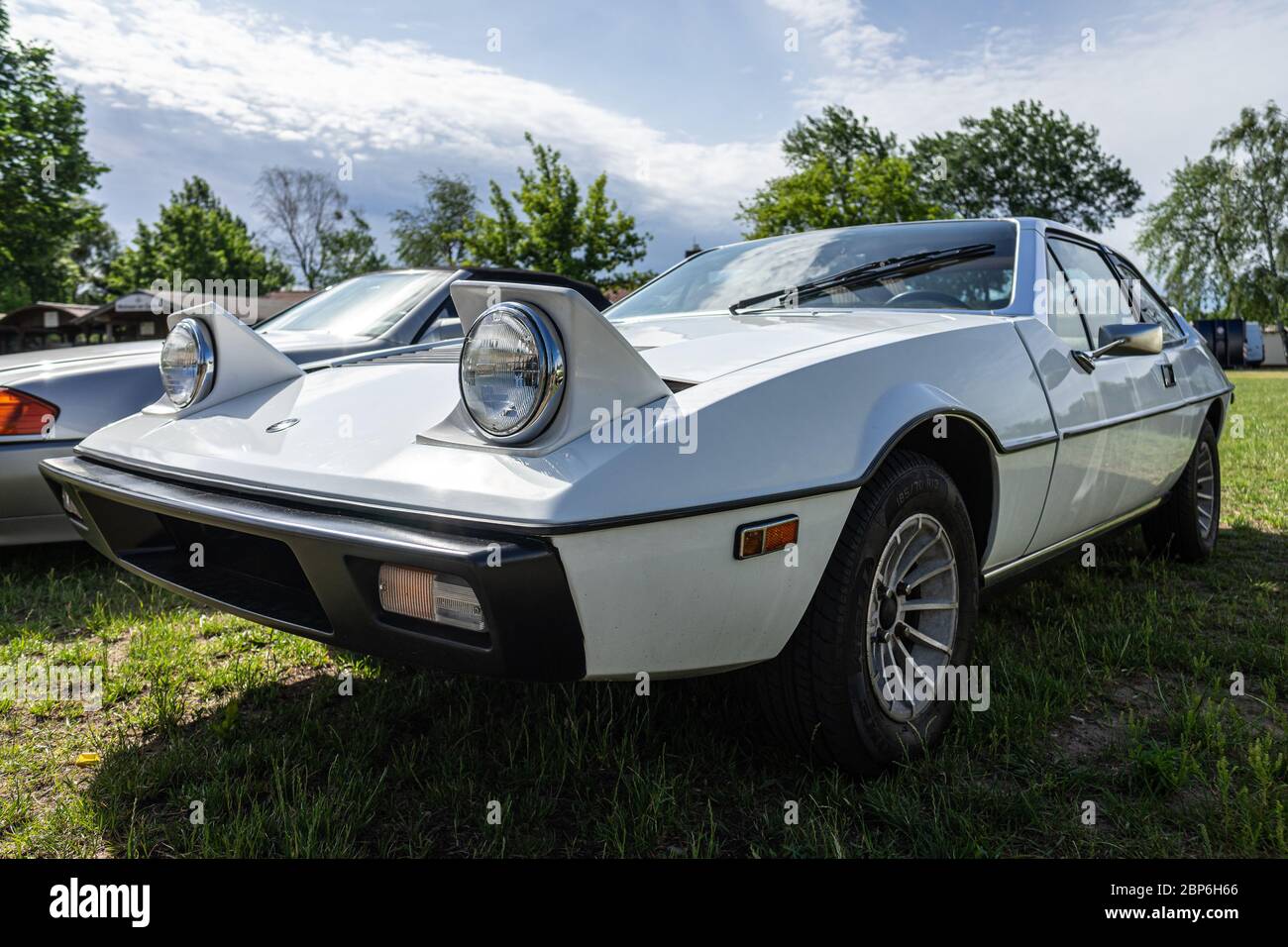 PAAREN IM GLIEN, Germania - Giugno 08, 2019: Sports Car Lotus Eclat, 1977. Die Oldtimer Show 2019. Foto Stock