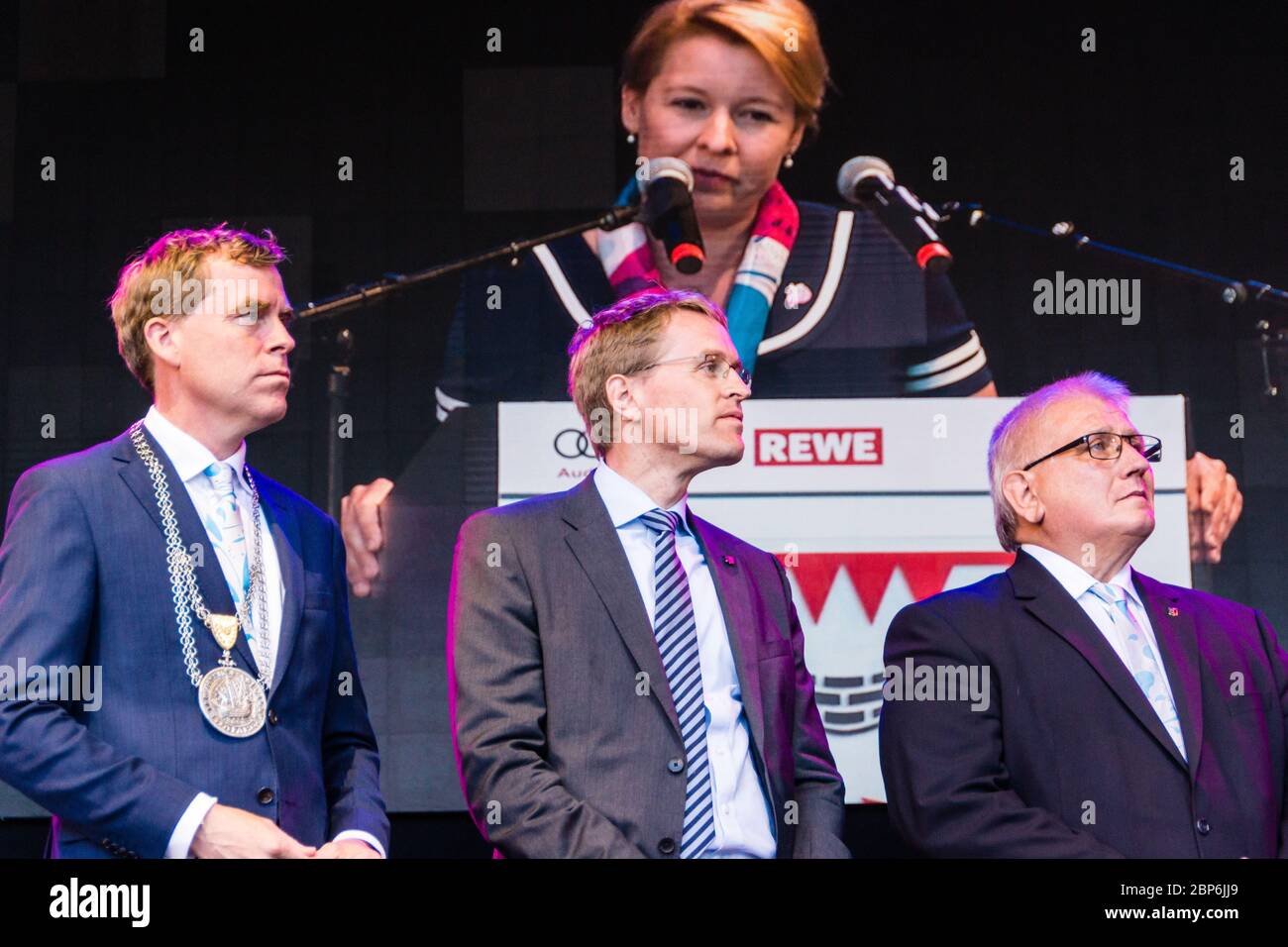 Cerimonia di apertura del 125th Kieler Woche 2019, Kiel, Germania Foto Stock