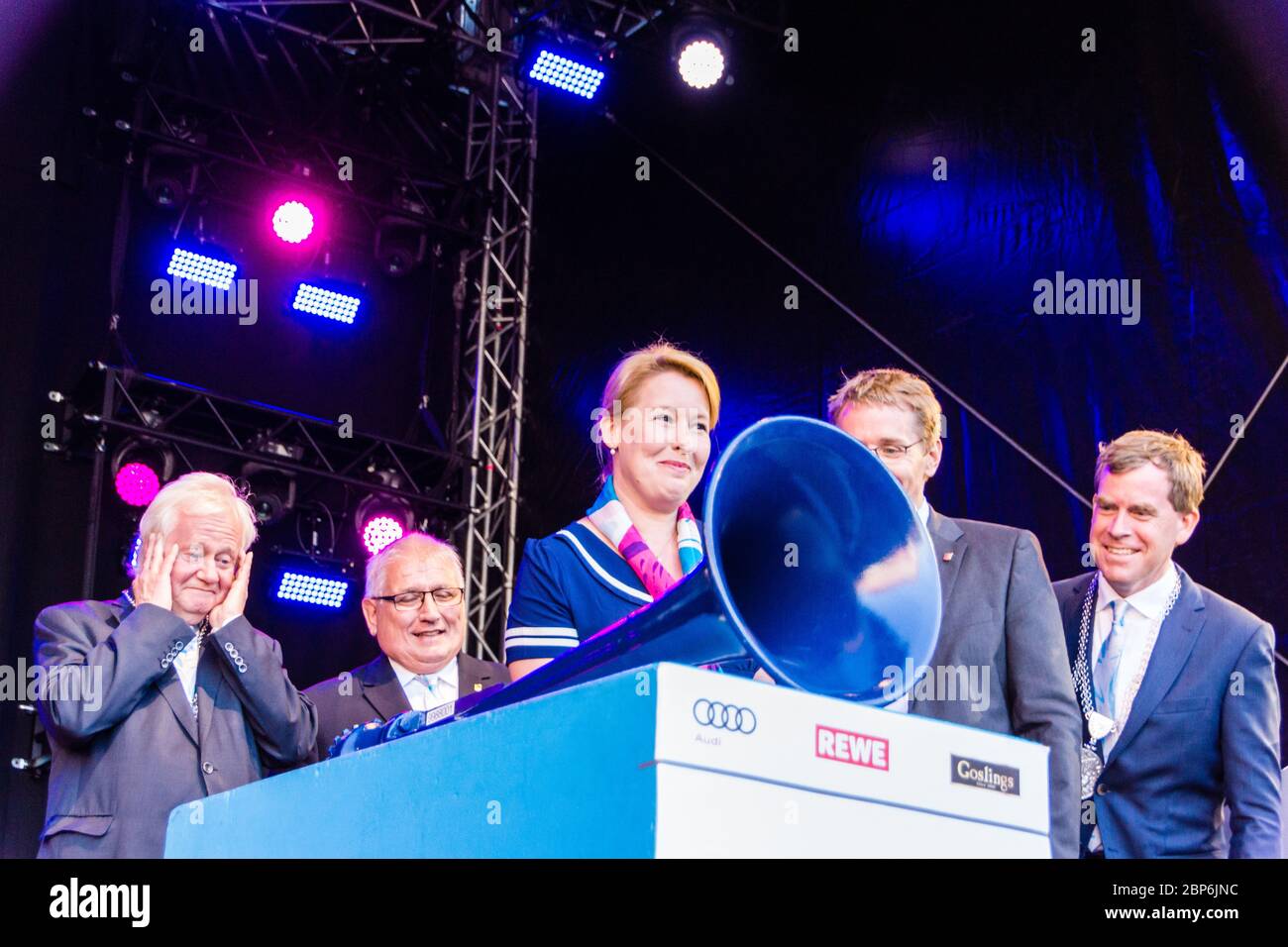 Cerimonia di apertura del 125th Kieler Woche 2019, Kiel, Germania Foto Stock