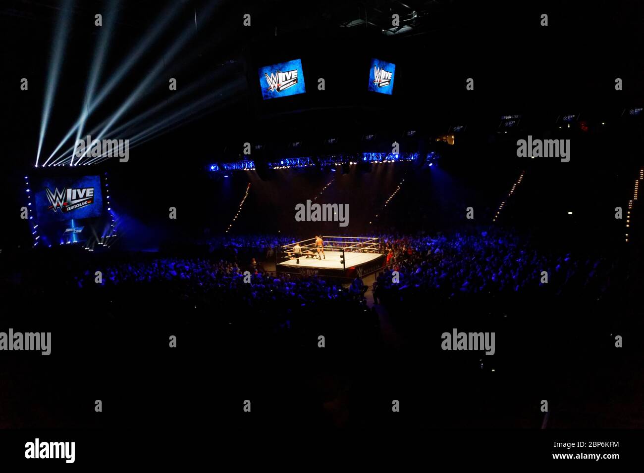 Il WWE Live Event 'SmackDown Live' ad Amburgo Foto Stock