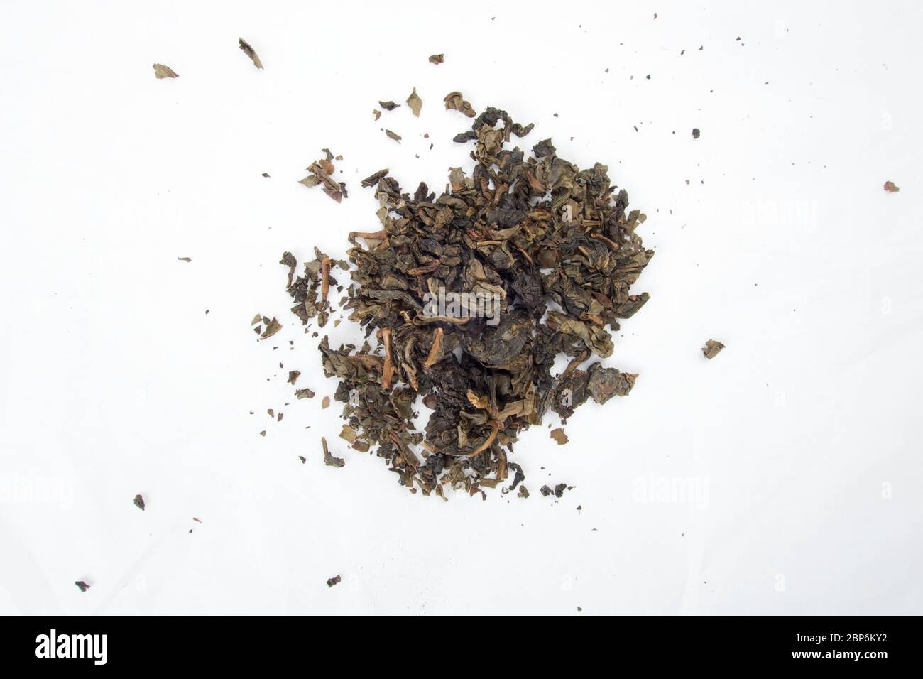 Tè cinese erbe sano naturale se Zhong Camellia Sinensis Foto Stock