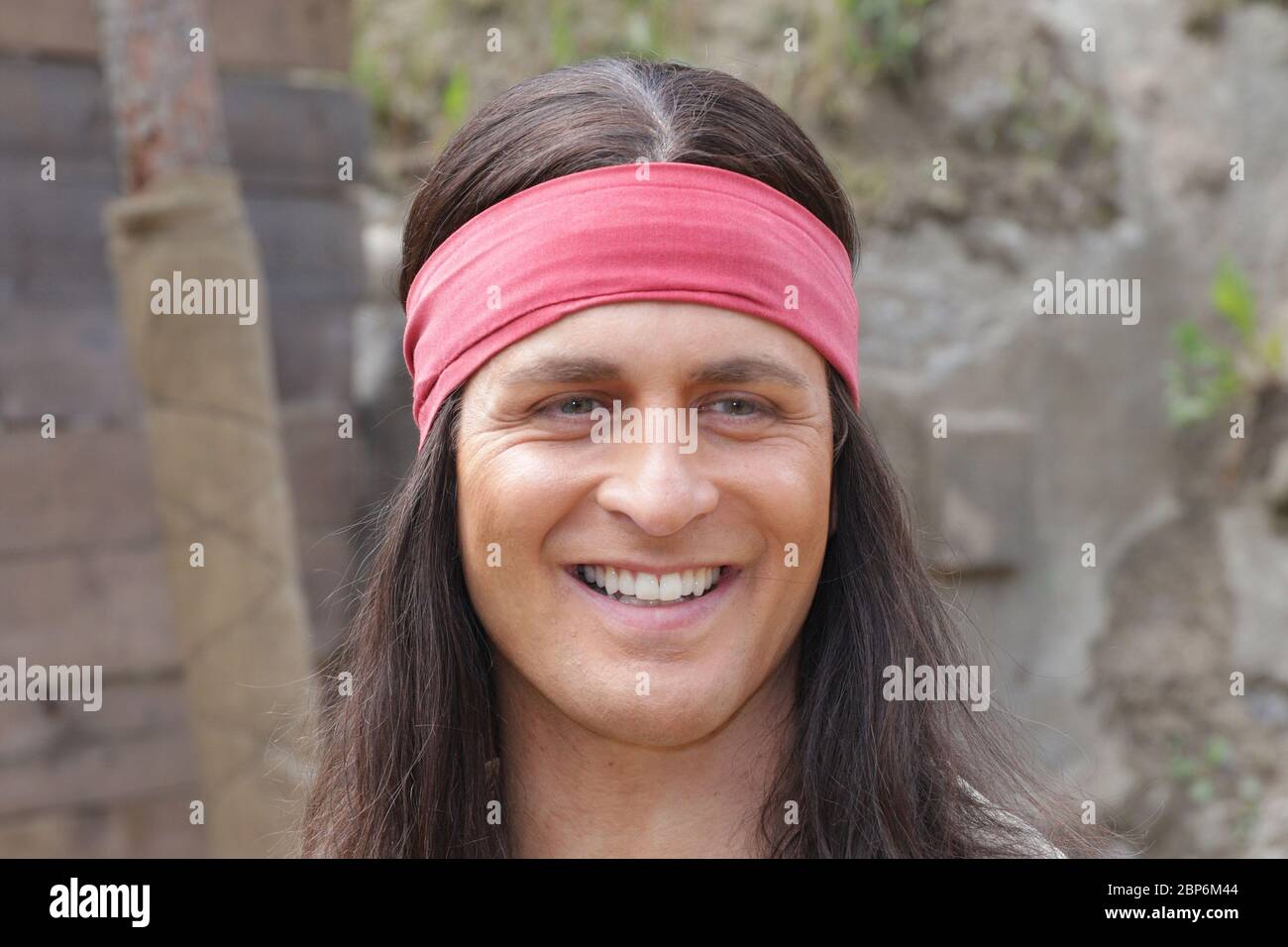 Alexander Klaws (Winnetou), introduzione stampa della nuova stagione del Kayl May Festival sotto avvoltoi - il Figlio del Baehrenjaeger, Bad Segeberg, 21.06.2019 Foto Stock