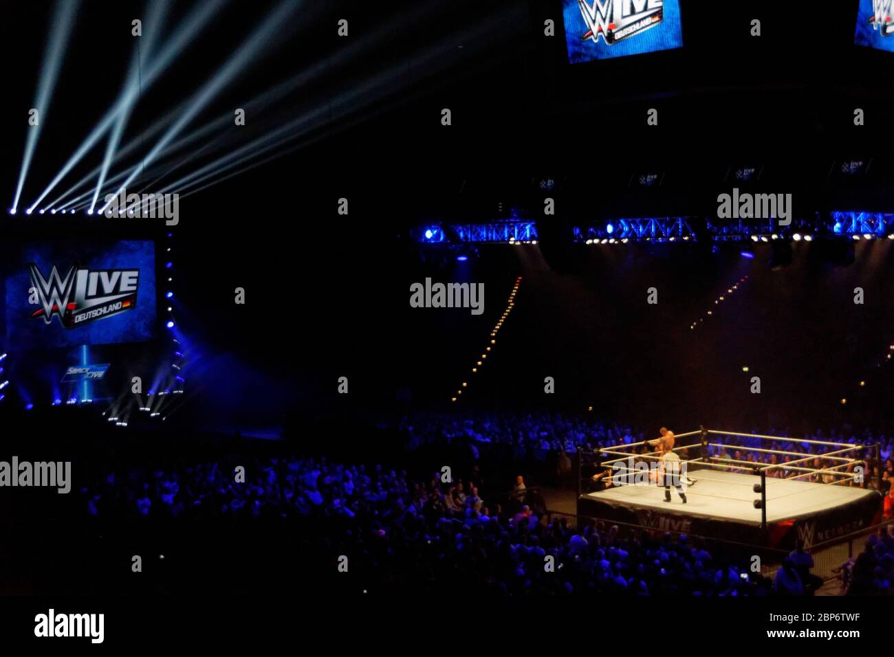 Il WWE Live Event 'SmackDown Live' ad Amburgo Foto Stock