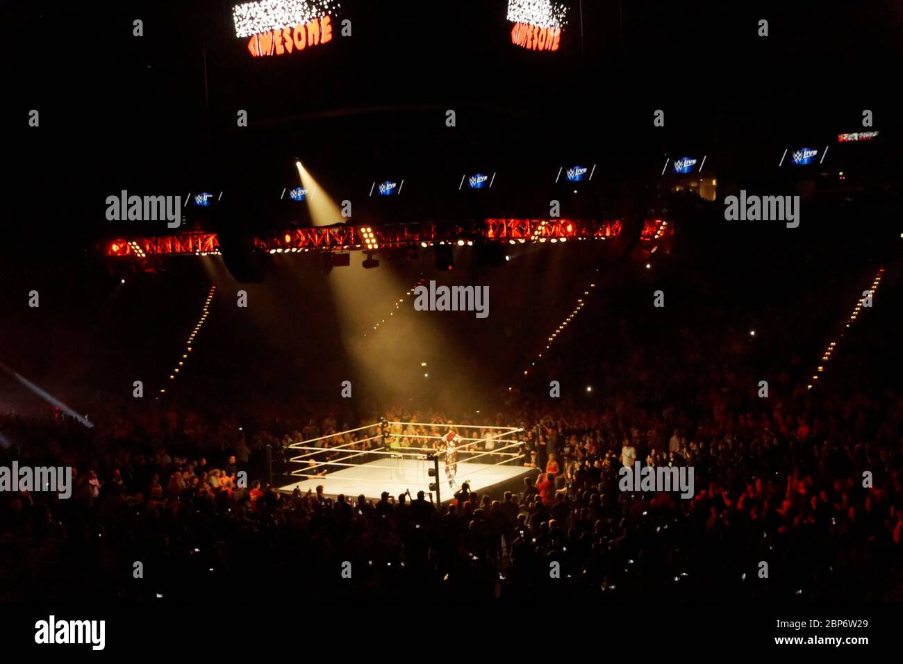 Il WWE Live Event 'SmackDown Live' ad Amburgo Foto Stock