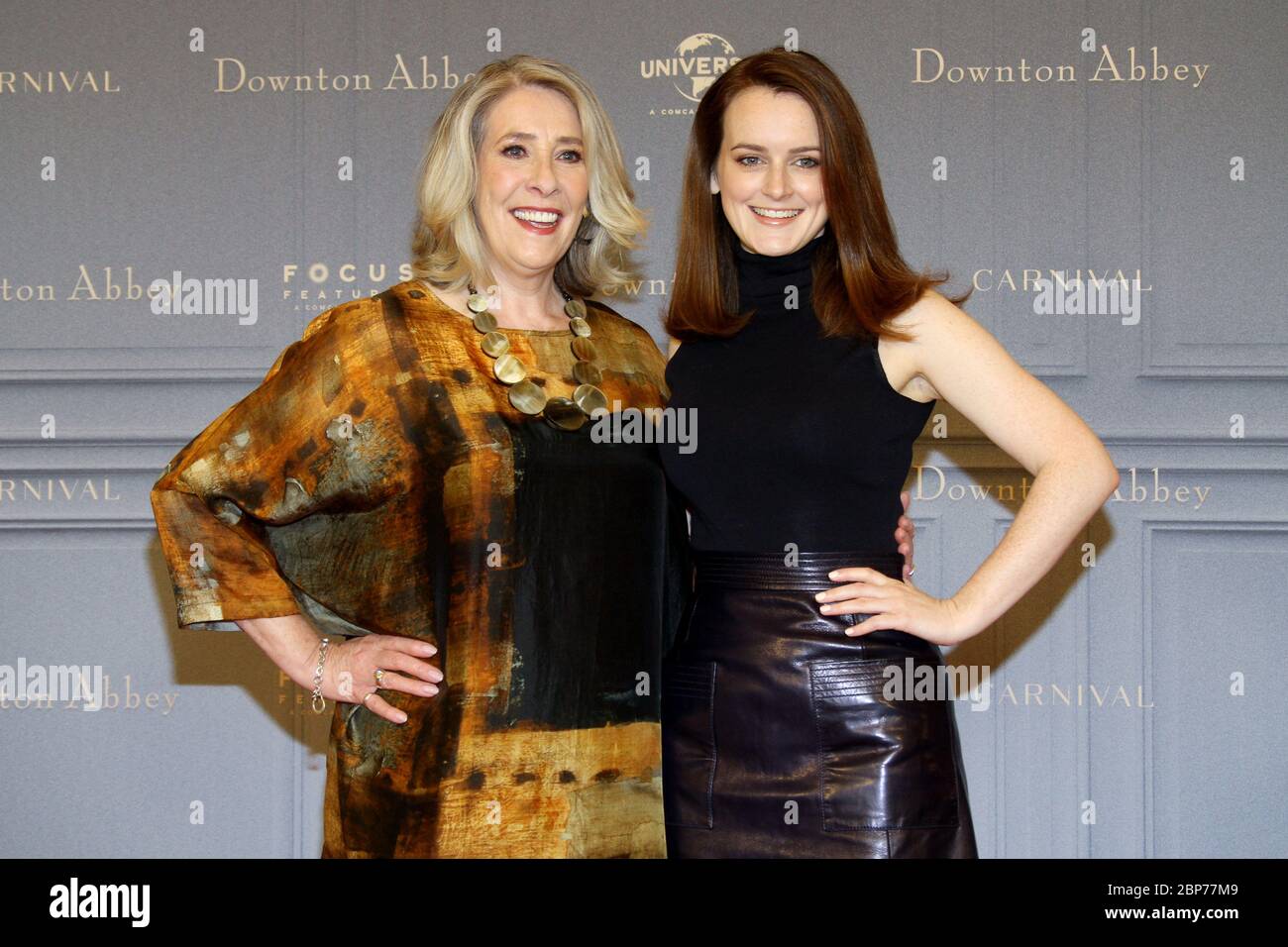 Phyllis Logan, Sophie McShera, Photocall Downtown Abbey, Hotel Vier Saisonen Amburgo, 04.09.2019 Foto Stock