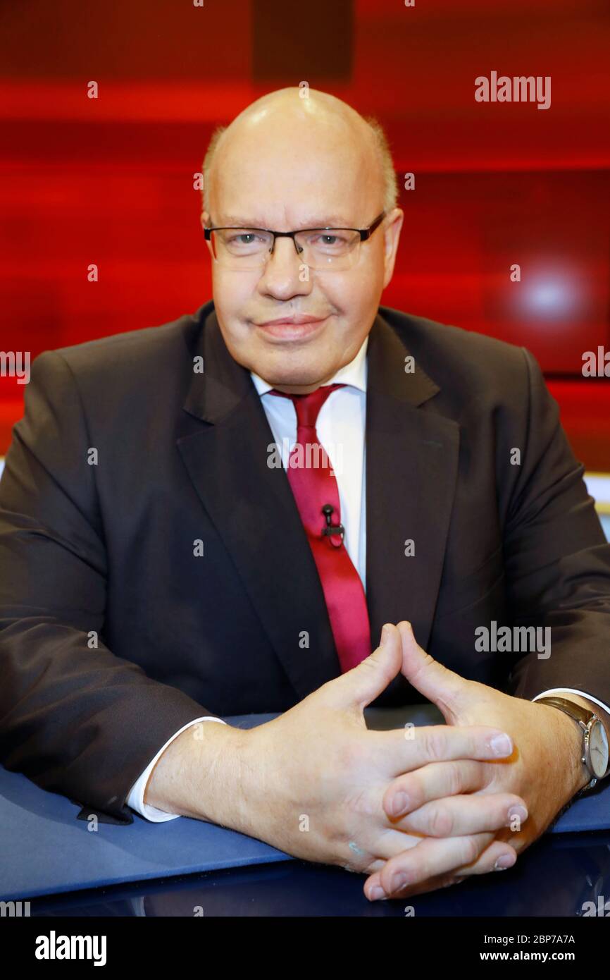Peter Altmaier, CDU, Ministro federale dell'economia, Hart But Fair, WDR Fernsehnstudio B, Koeln, 17.09.2019 Foto Stock