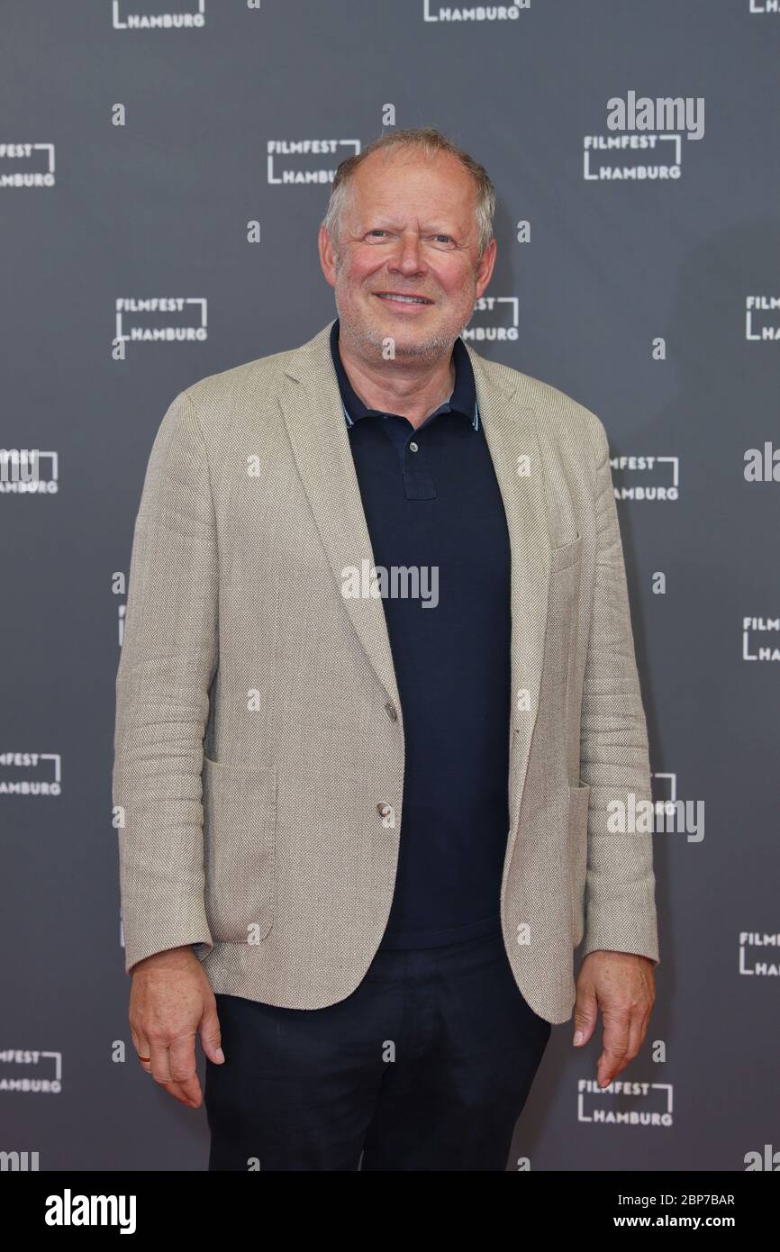 Axel Milberg, cerimonia di apertura del Festival del Cinema di Amburgo al Cinemaxx Dammtor e poi il post-spettacolo al Grand Elyssee, Amburgo, 26.09.2019 Foto Stock