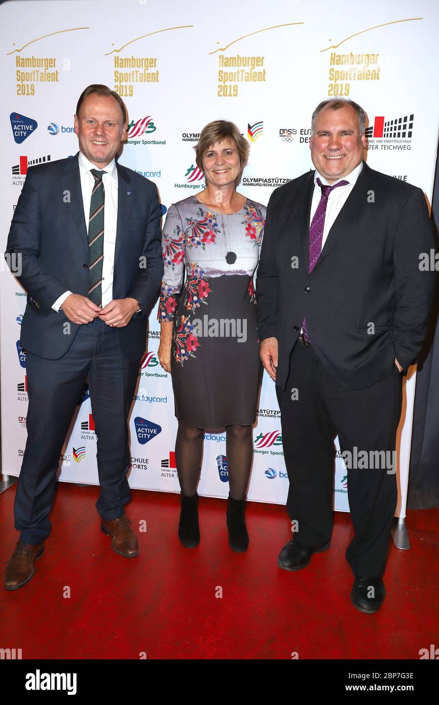 Andy Grote, Ingrid Unkelbach, Bjoern Lengwenus Foto Stock