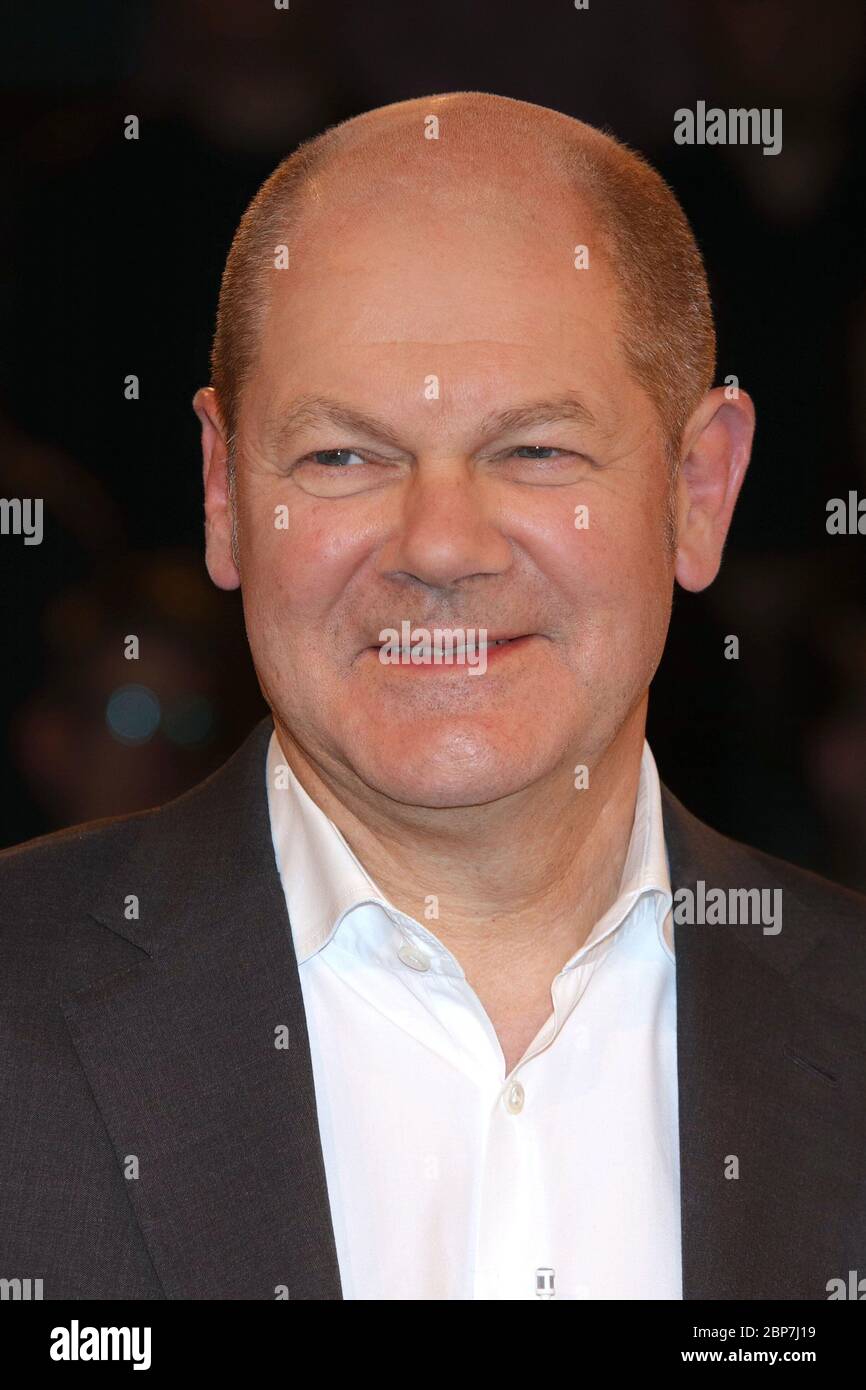 OLAF Scholz, Markus Lanz Talk show dallo Studio Stahltwiete, Amburgo, 19.11.2019 Foto Stock