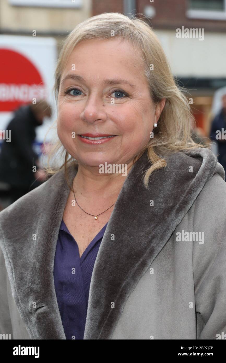 Christine Urspruch, scena del crimine Muenster limbus, am groÃŸer Kiepenkerl, Muenster, 14.11.2019 Foto Stock