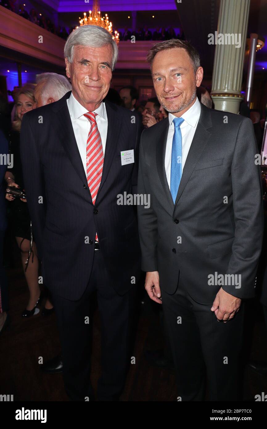Michael otto, Christian Lindner, Blankeneser ricevimento di Capodanno all'Hotel Suellberg, Amburgo, 09.01.2020 Foto Stock