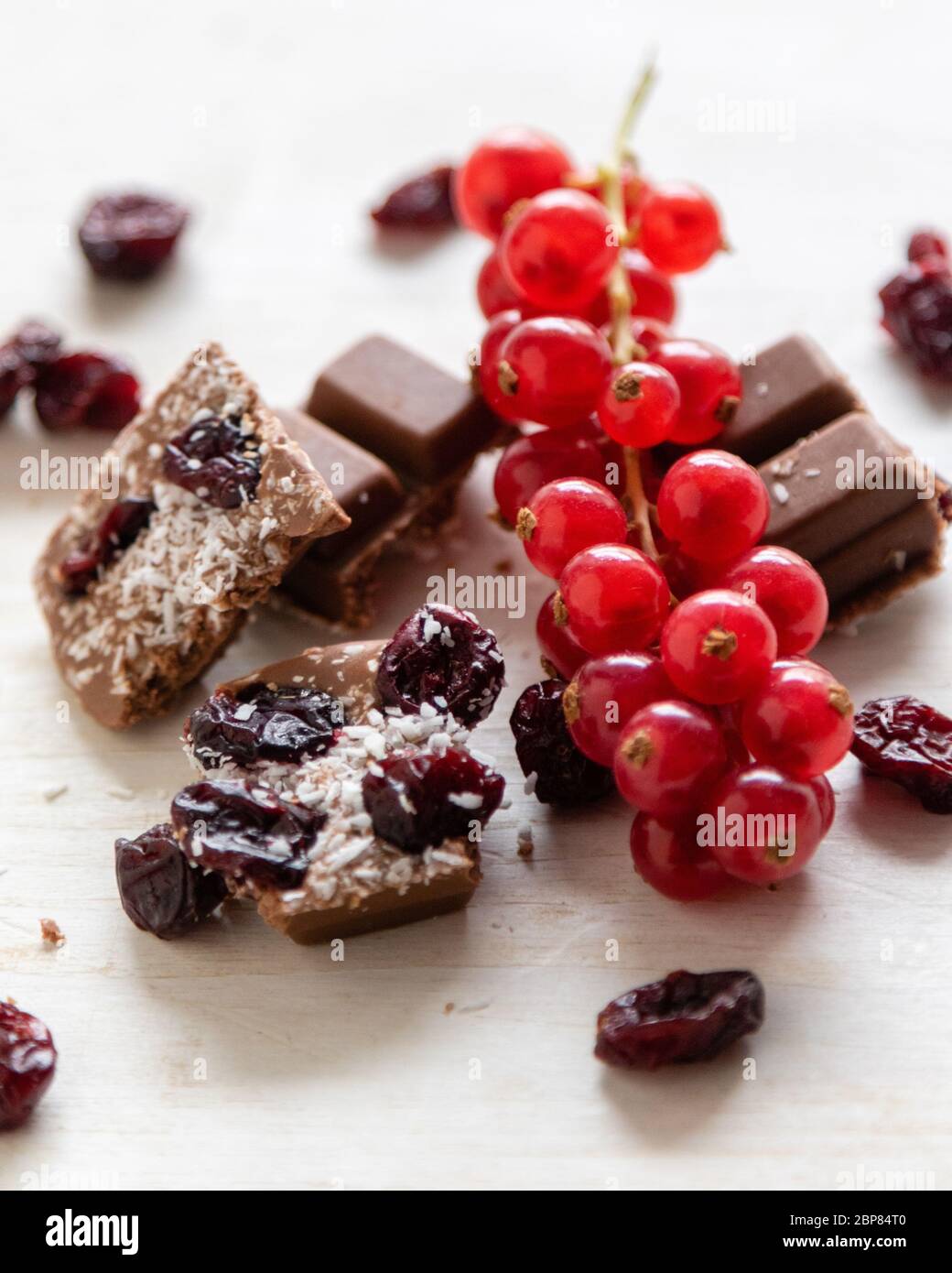 spuntino artigianale gourmet artigianale al cioccolato al latte Foto Stock