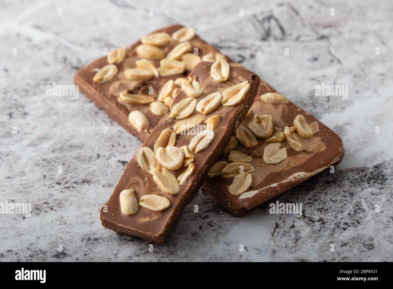 spuntino artigianale gourmet artigianale al cioccolato al latte Foto Stock