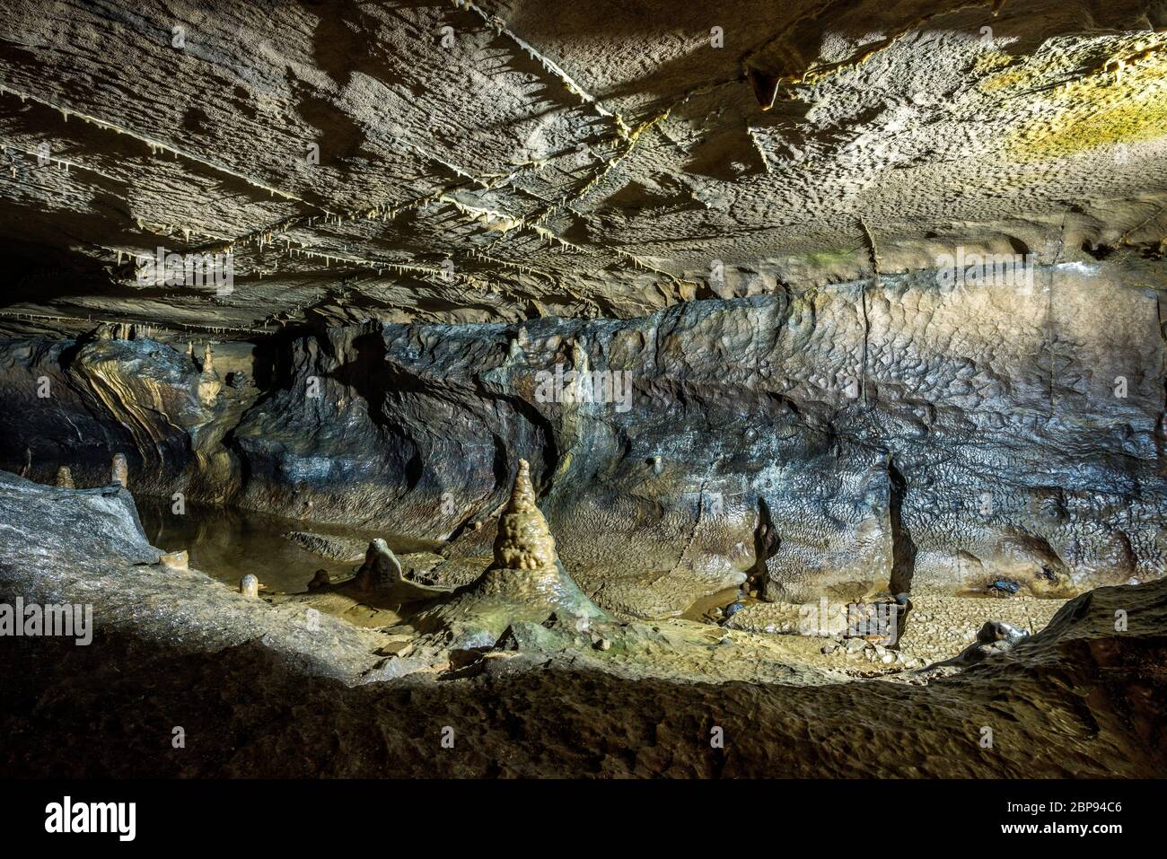 ingleborough cave,clapham,yorkshire,yorkshire dales,clapham beck,inghilterra,uk,europa Foto Stock