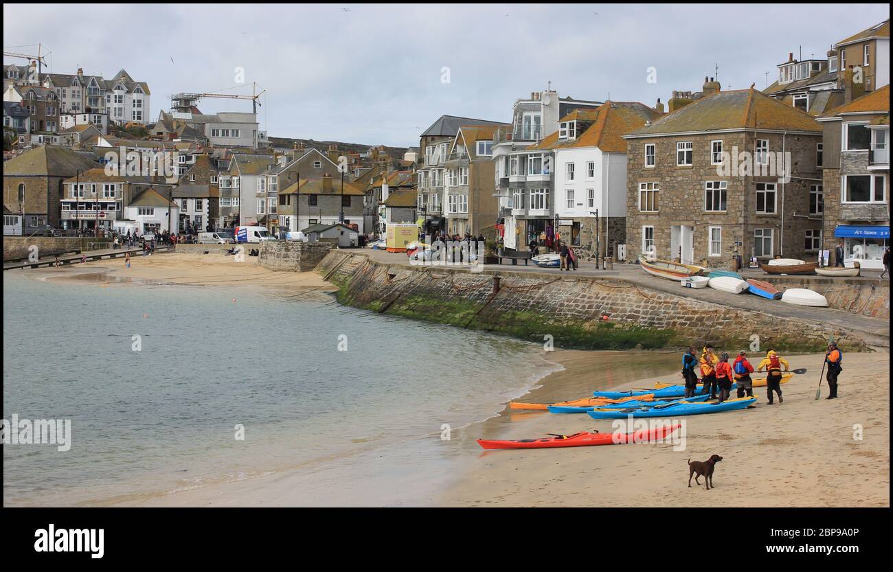 Beach di St Ives, Cornwall, Inghilterra Foto Stock
