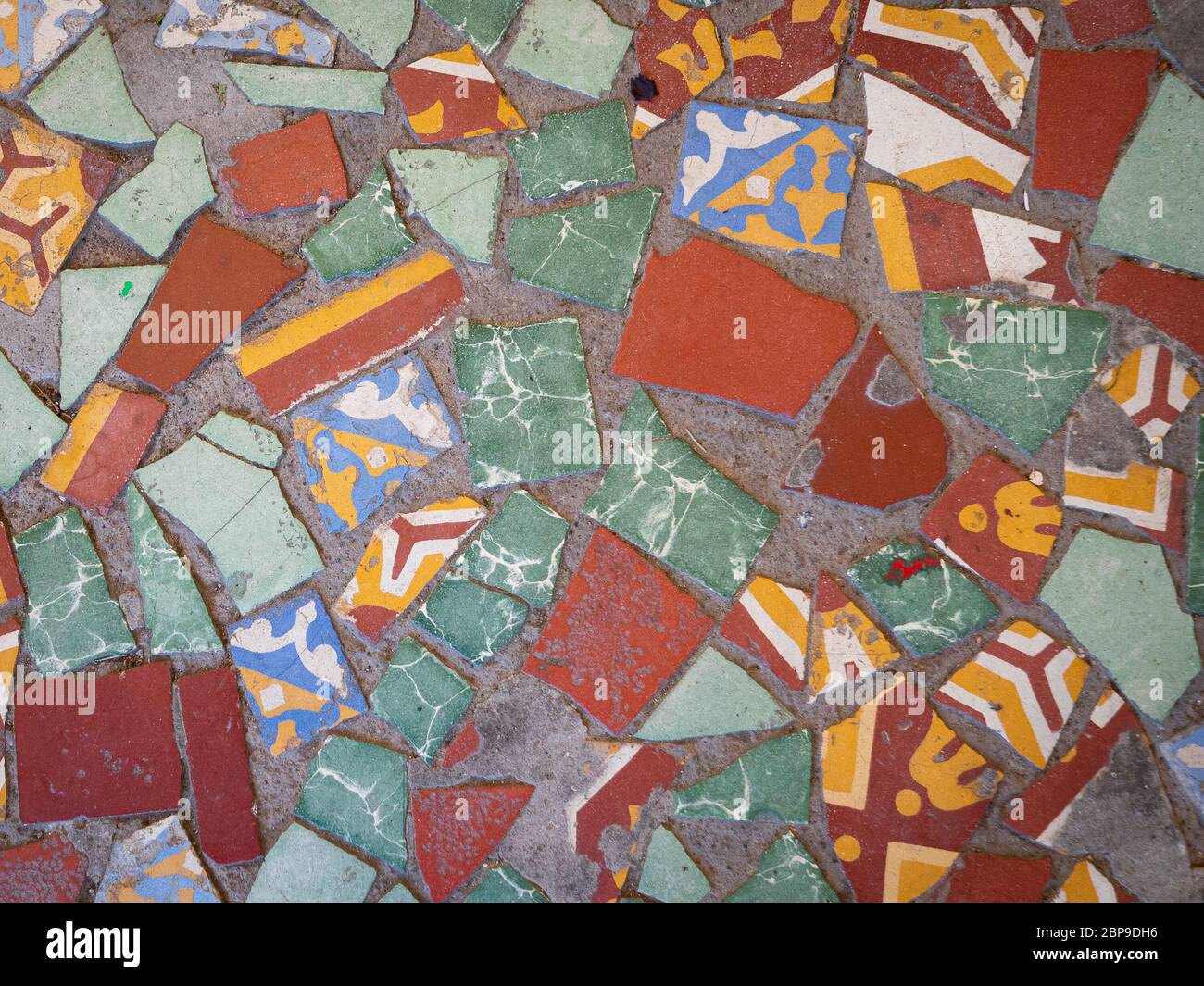 Mosaico di tegola . Foto Stock
