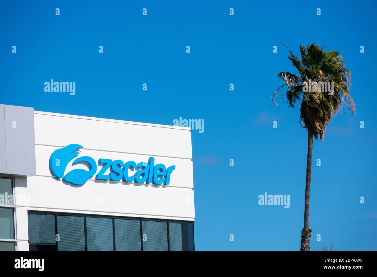 Campus della sede centrale di Zscaler nella Silicon Valley. Zscaler è un'azienda globale di sicurezza informatica basata su cloud - San Jose, CA, USA - 2020 Foto Stock