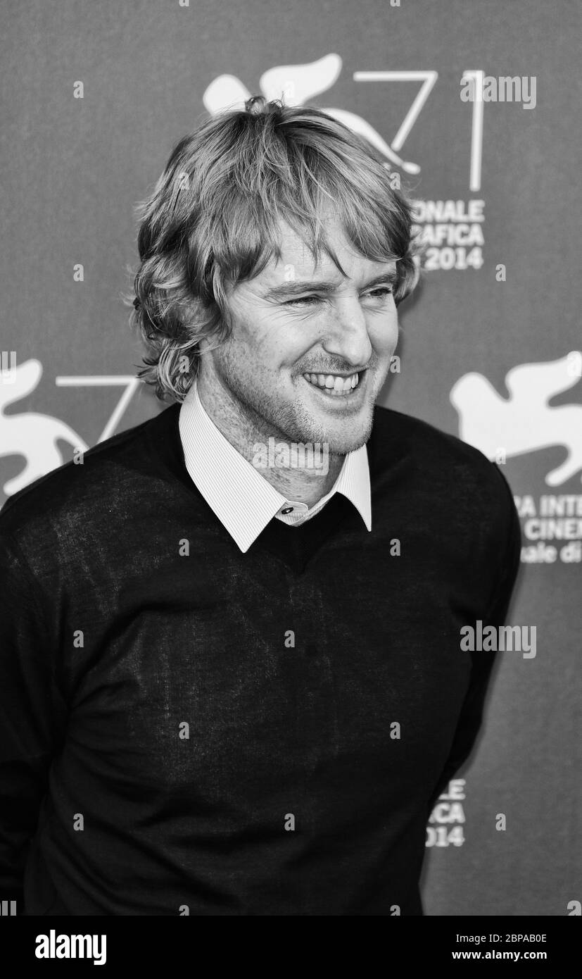 VENEZIA, ITALIA - 29 AGOSTO: Owen Wilson partecipa alla fotocellula 'She's Funny that Way' durante il 71° Festival del Cinema di Venezia il 29 agosto 2014 a Venezia Foto Stock