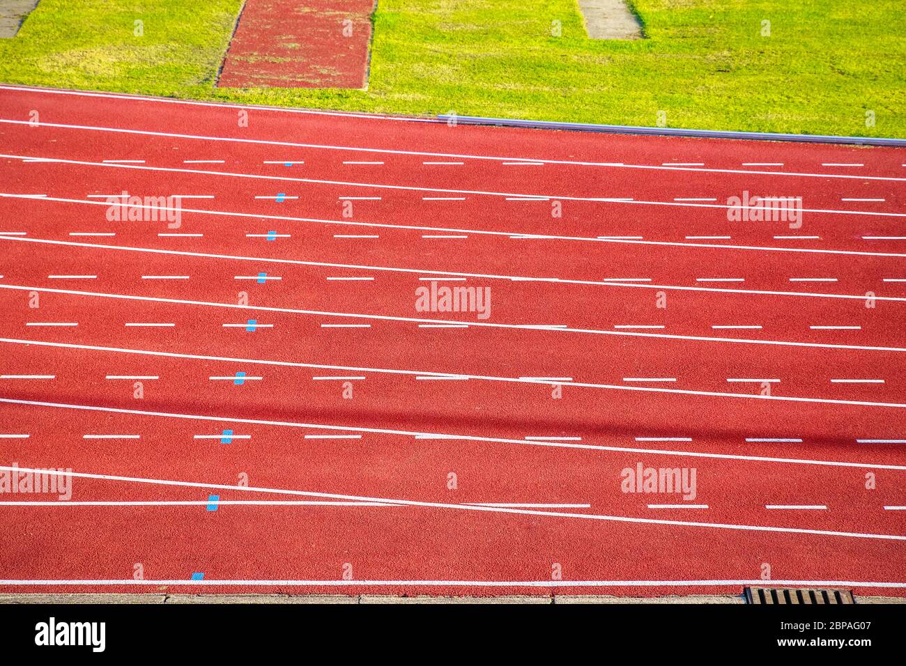 Parliament Hill Fields Athletics Track a Londra, pista da corsa per tutte le condizioni meteorologiche per l'uso in background Foto Stock