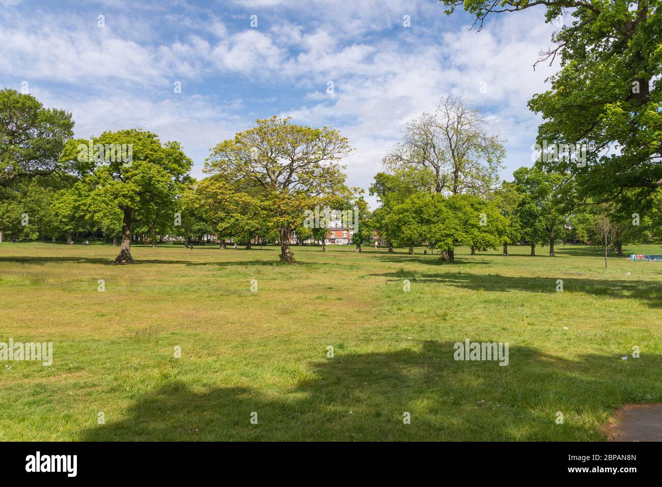 Lightwoods Park a Bearwood, Warley, West Midlands in un sole tarda primavera giorno Foto Stock