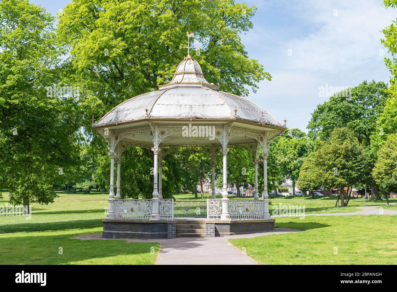 Lightwoods Park a Bearwood, Warley, West Midlands in un sole tarda primavera giorno Foto Stock
