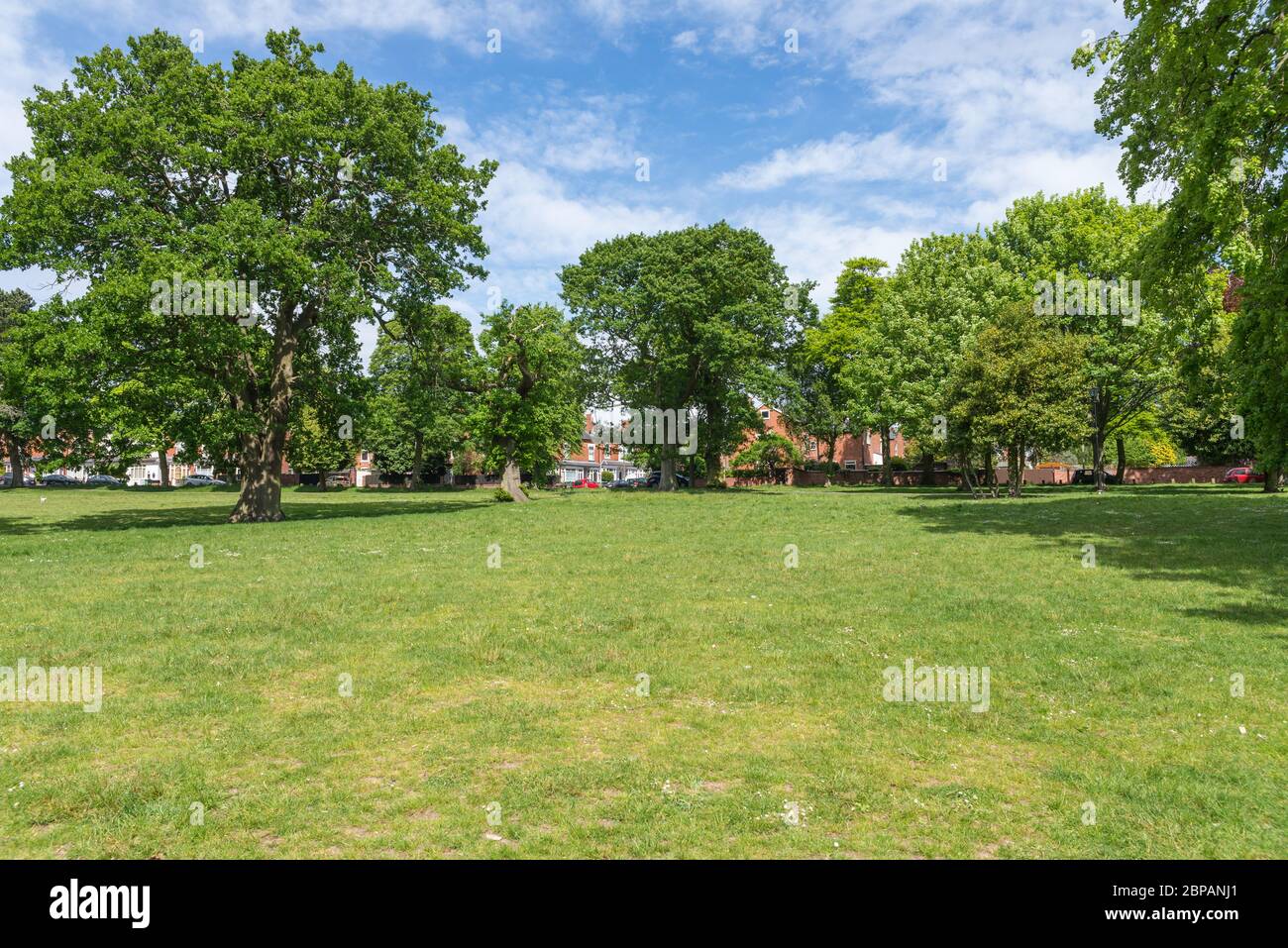 Lightwoods Park a Bearwood, Warley, West Midlands in un sole tarda primavera giorno Foto Stock