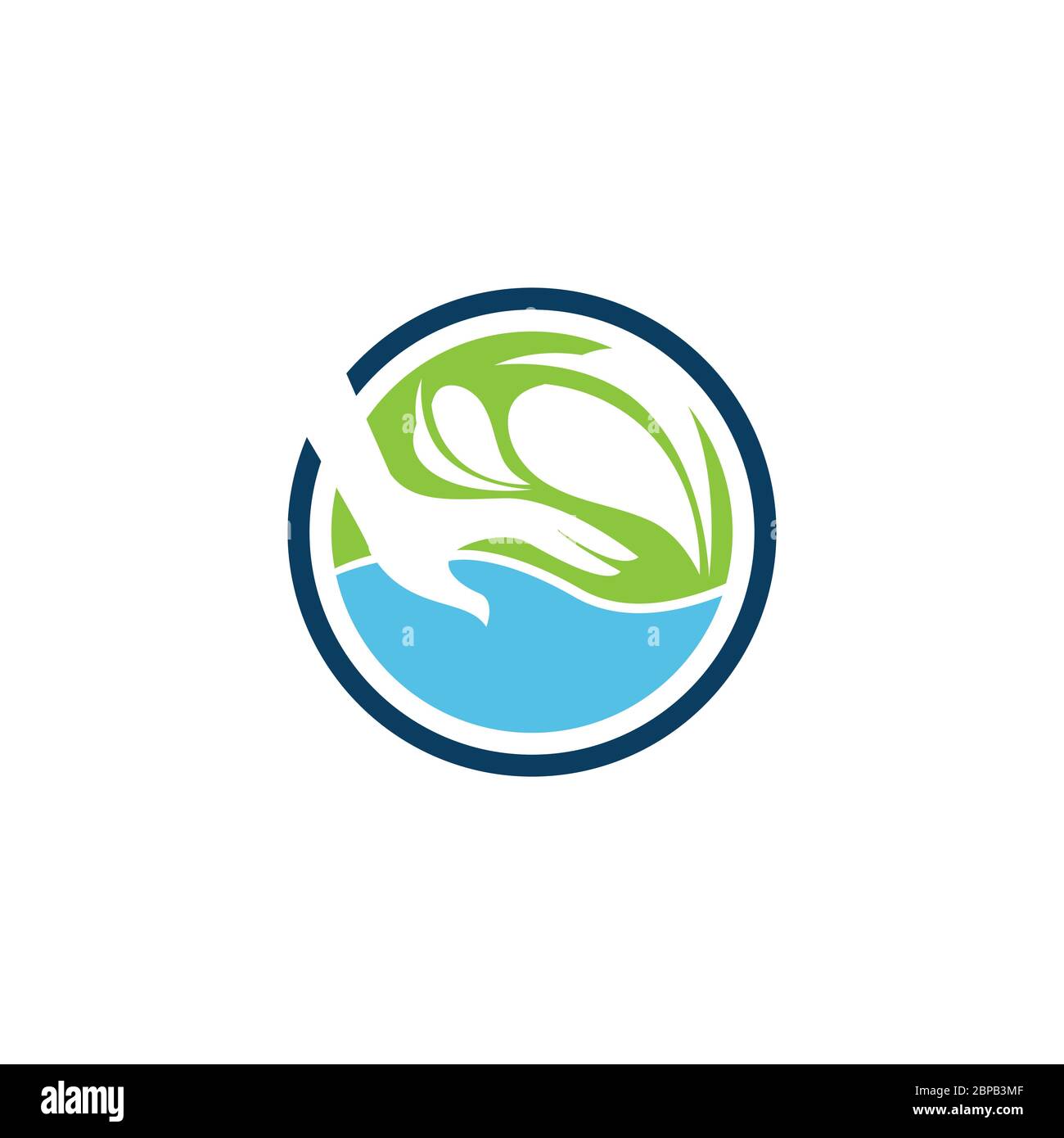 Simbolo o logo dell'icona del vettore del massaggio chiropratico Illustrazione Vettoriale