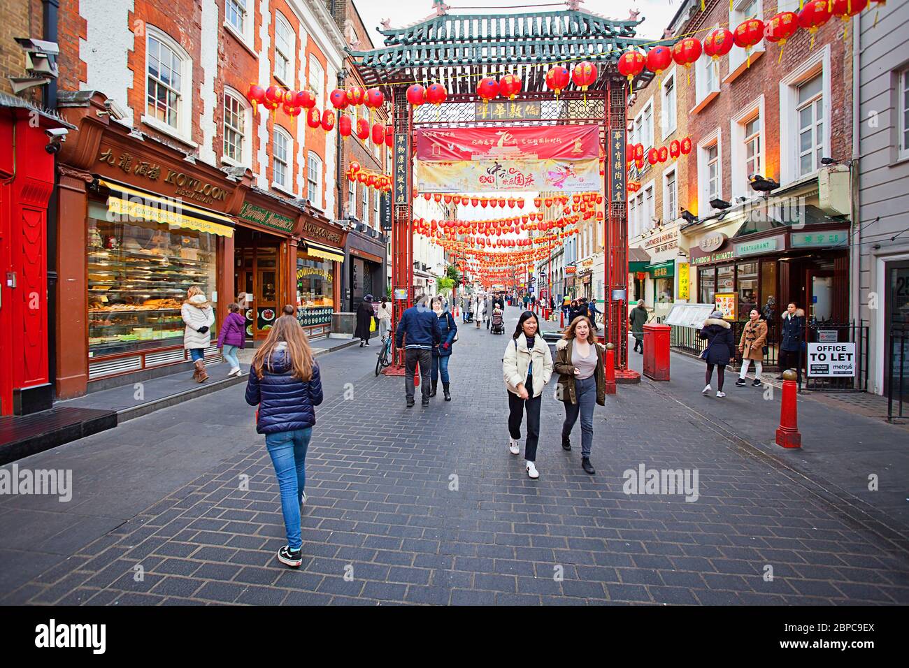 China Town, West End, Londra, Regno Unito Foto Stock