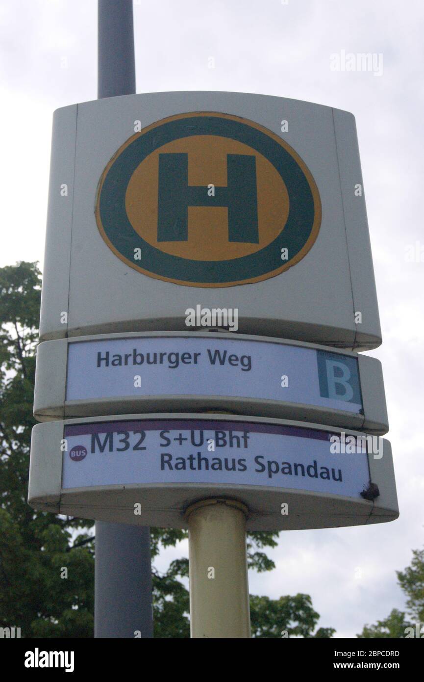 BVG Halteselle Harburger Weg Foto Stock
