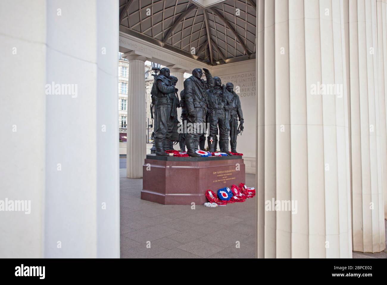 Comando Bombardieri Memorial, Londra Foto Stock