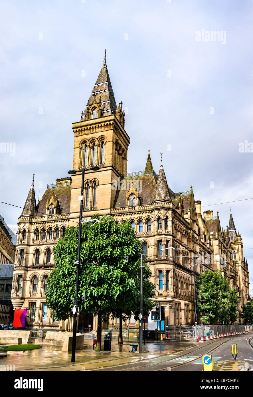 Municipio di Manchester in Inghilterra Foto Stock