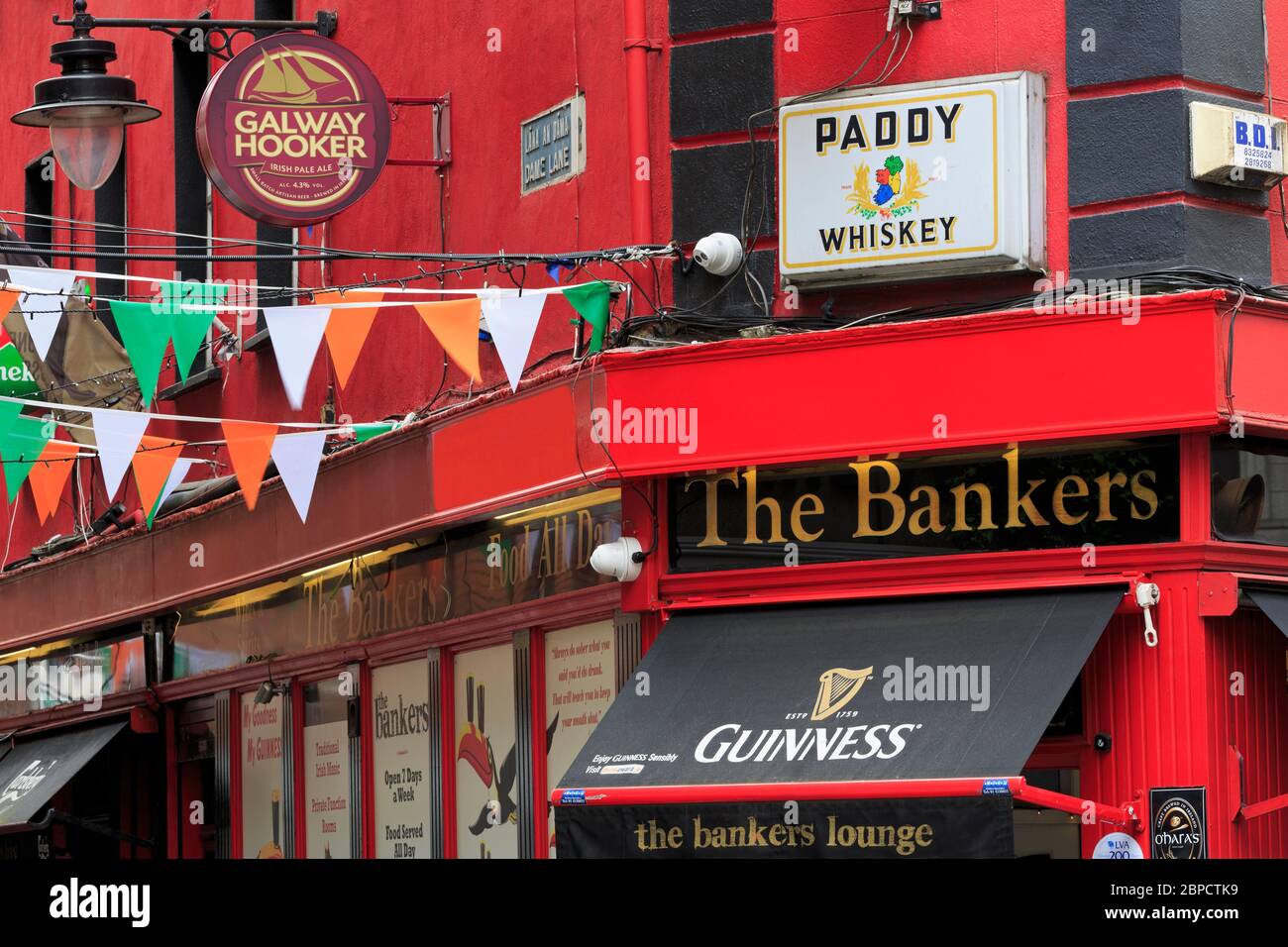 The Bankers Pub, Dame Street, Dublin City, County Dublin, Irlanda Foto Stock