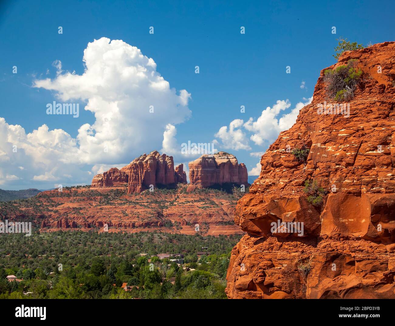 Paesaggio desertico vicino a Sedona, Arizona, Stati Uniti Foto Stock