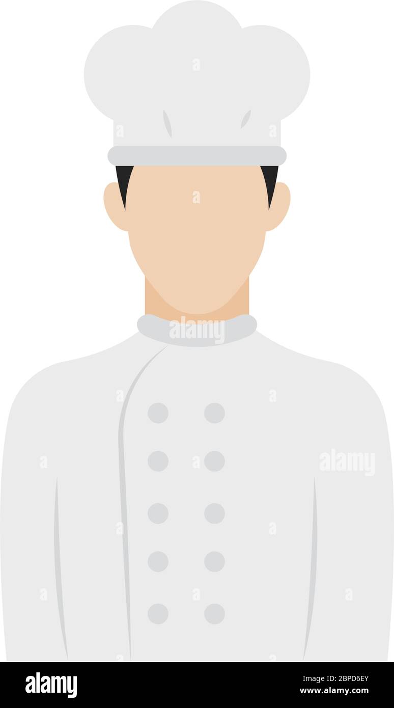 Icona dello chef isolata Illustrazione Vettoriale