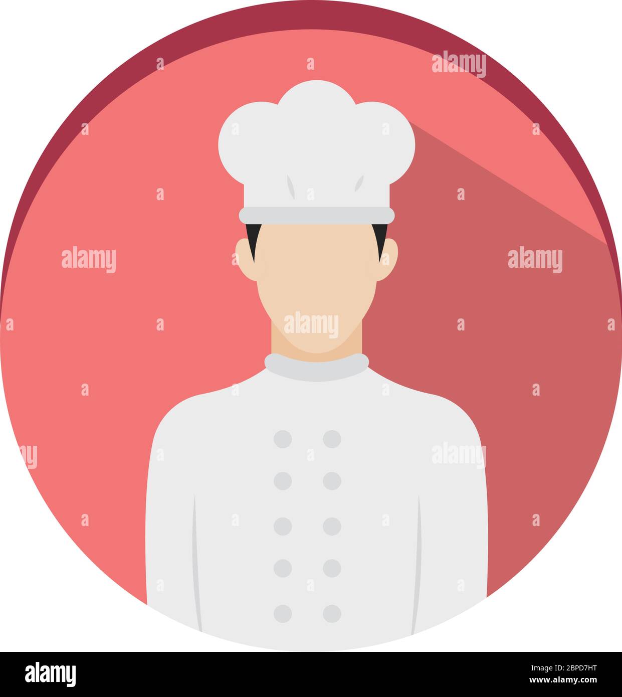 Icona dello chef isolata Illustrazione Vettoriale