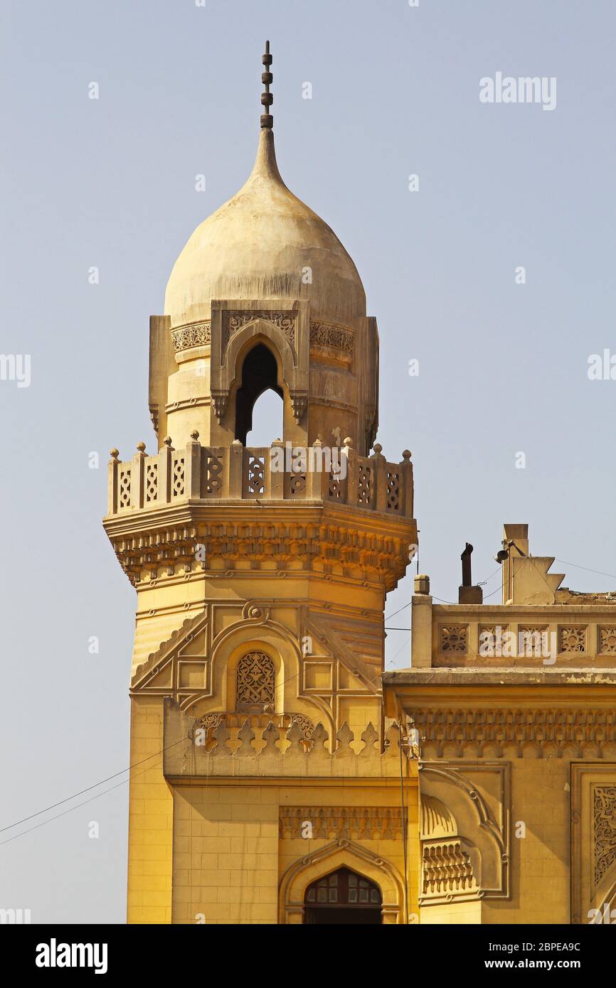 Il Barone Empain Palace in Heliopolis sobborgo del Cairo in Egitto Foto Stock