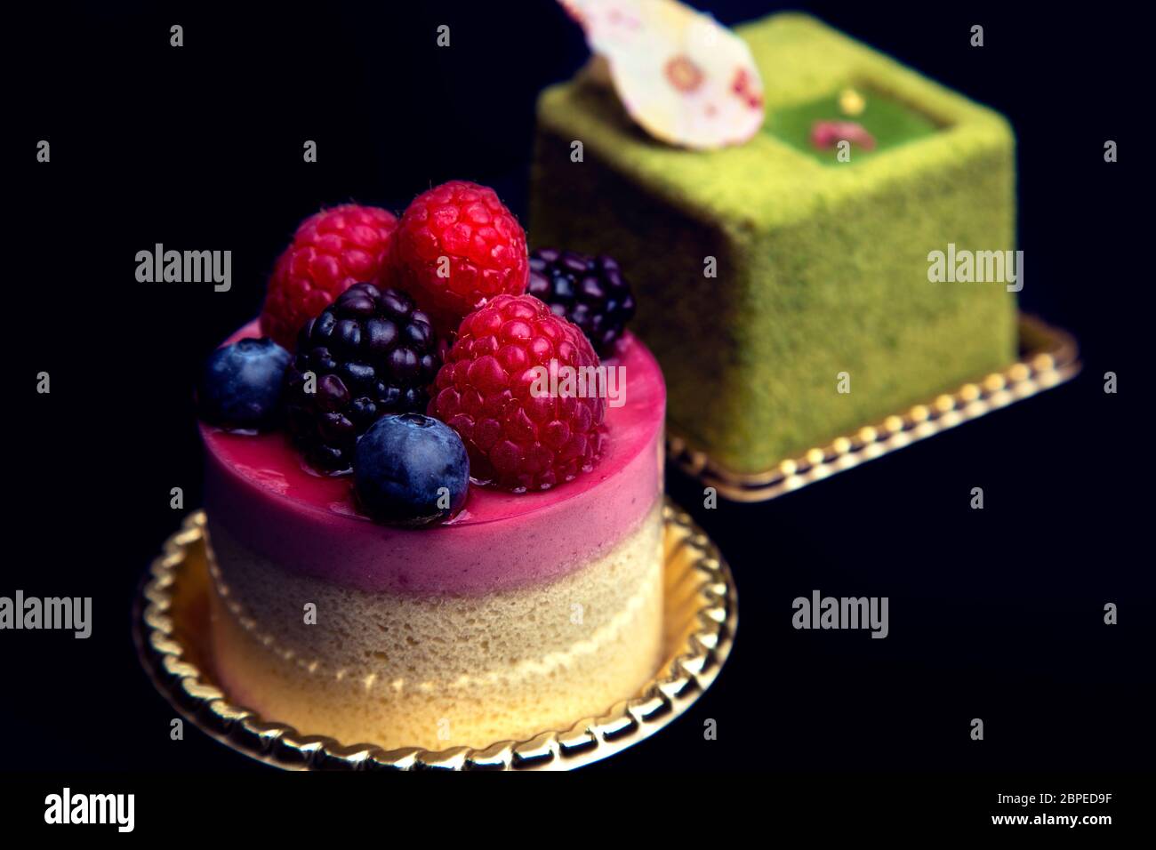 Torte colorate Foto Stock