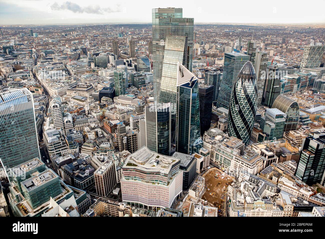 Distretto finanziario della città di Londra Foto Stock
